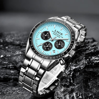 2026 New Sports Watch Men Top Brand Luxury Mens Watches Business Waterproof Military Quartz Chronograph Wristwatch Montre Homme