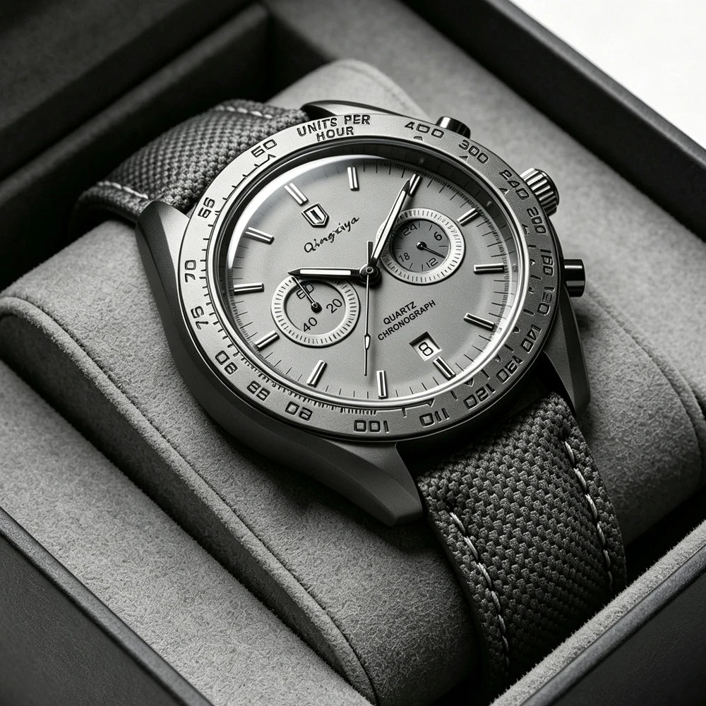 Fashion Casual Men Quartz Watch with Auto Date Chronograph Waterproof Sport Relogio Masculino