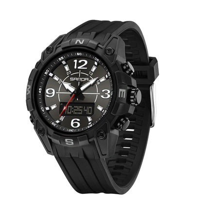 SANDA Sports Watches Men LED Watch New Waterproof Digital Wrist Watches Shockproof Sports Watches for Man Electrionic Clock