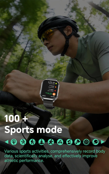 2026New Smart Watch With Camera Men Women Photos Record Video Health Sports Fitness IP68 Waterproof BT Call Recording Smartwatch