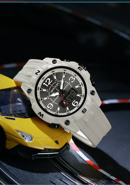 SANDA Sports Watches Men LED Watch New Waterproof Digital Wrist Watches Shockproof Sports Watches for Man Electrionic Clock