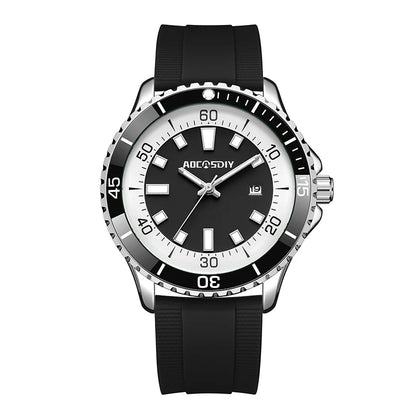 Casual Watches for Men Fashion New Men's Watch Multi Functional Luminous Date Quartz Wrist Watch Waterproof Leisure Man Clock