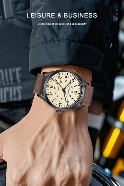New Fashion LIGE Fashion Man Watch Outdoor Casual Sport Classic Auto Date Waterproof Luminous Quartz Watches Male Wear-resistant