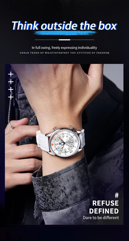 OLEVS Watches for Men Top Luxury Brand Automatic Mechanical Watch Super Waterproof Luminous Swim Diving Watch Reloj 6751