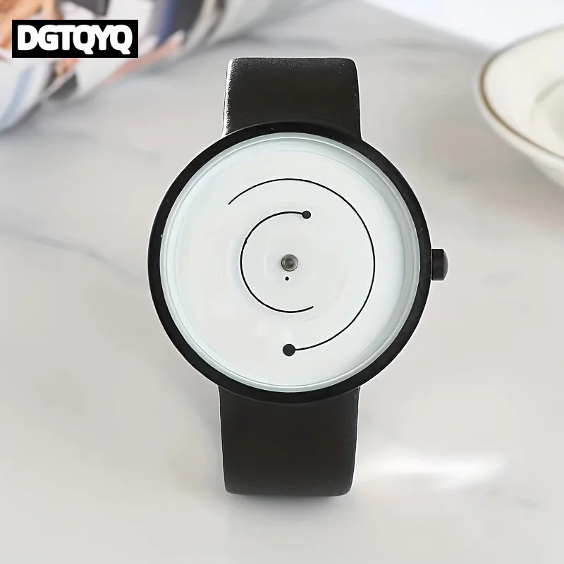 Fashion Creative Watch Men Sports Watches Casual Leather Band Analog Quartz Wristwatches Men Reloj Para Mujer Relogios Masculino
