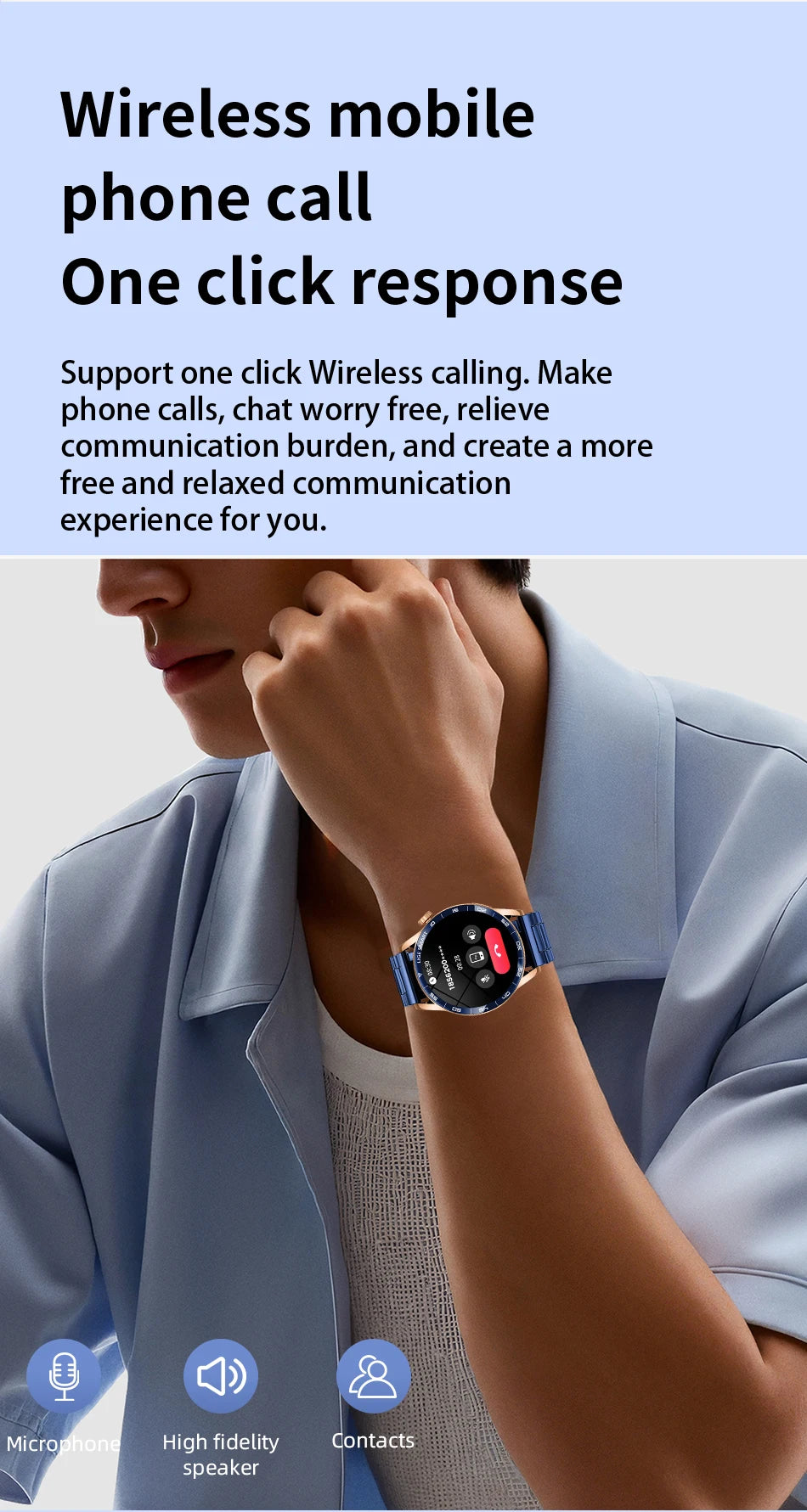 LIGE 2026 New Smartwatch Men For Android iOS Phone 1.38" HD Bluetooth Call Heart Rate Monitor Waterproof Sport Smart Watch Women