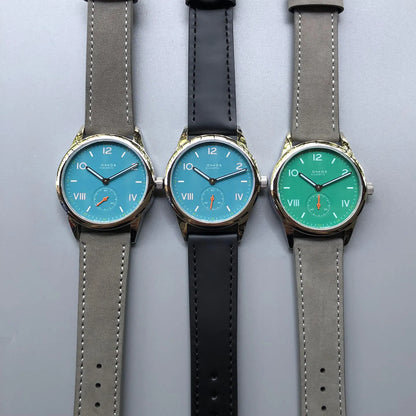 High-end men's 38.5mm automatic mechanical watch, equipped with Seagull ST17 movement, waterproof and luminescent