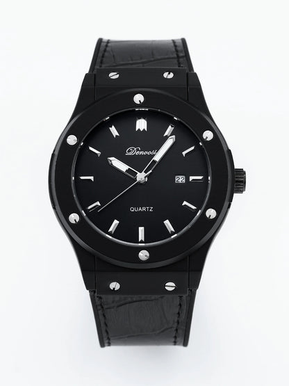 Men's Fashion Watch - Leather Strap, Minimalist Dial, Thoughtful Gift Designed for Business Professionals and Fashion Enthusiast