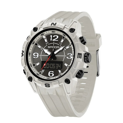 SANDA Sports Watches Men LED Watch New Waterproof Digital Wrist Watches Shockproof Sports Watches for Man Electrionic Clock