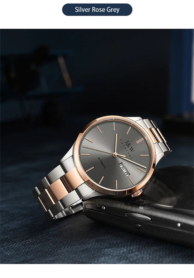 IW Watches Men Luxury Brand MIYOTA Mechanical Watch Fashion Automatic Watch Reloj Hombre Sport Clock Male Hour Relogio Masculino
