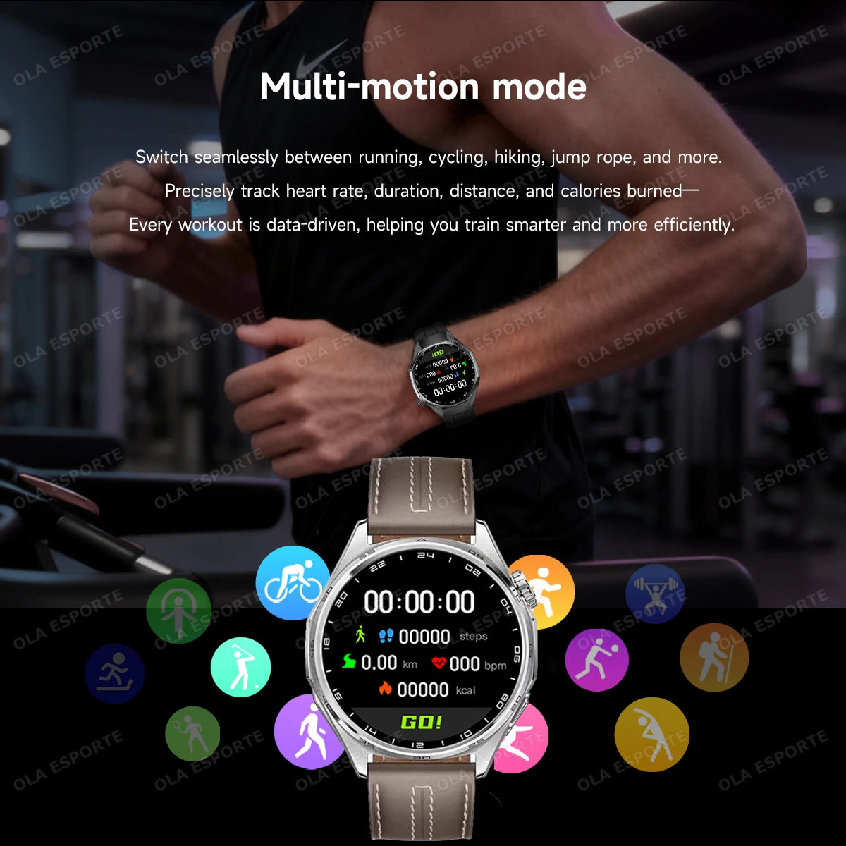 Men Smart Watch 1.52" HD Screen Bluetooth 5.4 Wireless Call Information Reminder Health Monitor Smart Watch IP68 Waterproof HT30