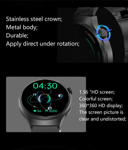 2026 Men Smartwatch for Women Full Touch Screen Voice Call Fitness Tracker Smart Watch Waterporoof Sport Wristwatch Gift Ht30