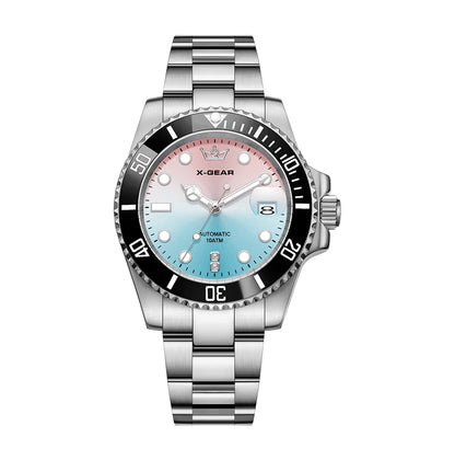 2026 New Men Automatic Mechanical Watches Stainless Steel Waterproof Watch  Water Ghost Luminous Dive Watch with Ceramic Bezel
