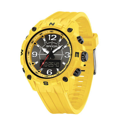 SANDA Sports Watches Men LED Watch New Waterproof Digital Wrist Watches Shockproof Sports Watches for Man Electrionic Clock