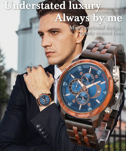 Wooden Watches for Men Fashion Anniversary Wedding Day Gift For Husband Personalized Engraved Custom Wood Watch Dropshipping