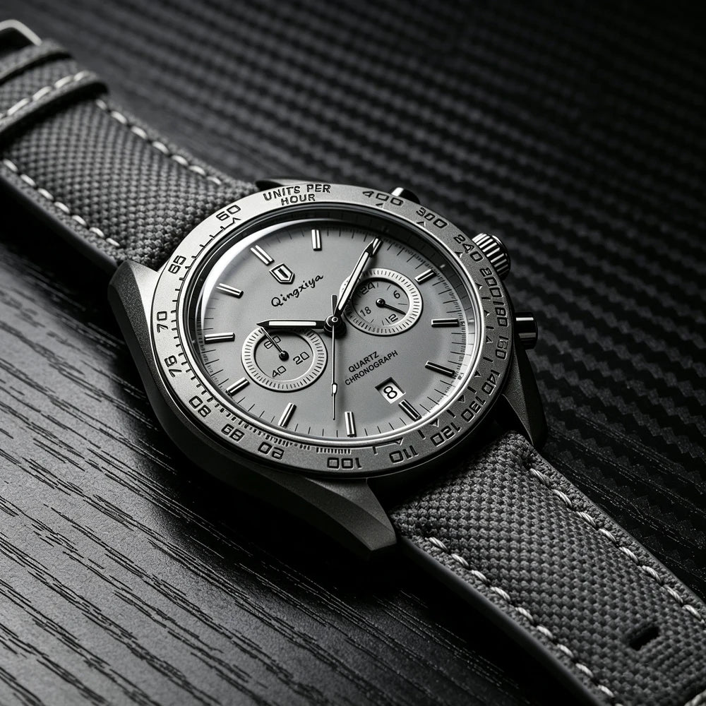 Fashion Casual Men Quartz Watch with Auto Date Chronograph Waterproof Sport Relogio Masculino