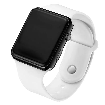 Digital Watches  Men For Women Electronic LED  Wristwatch  Fashion Casual Simple Silicone Female Clock