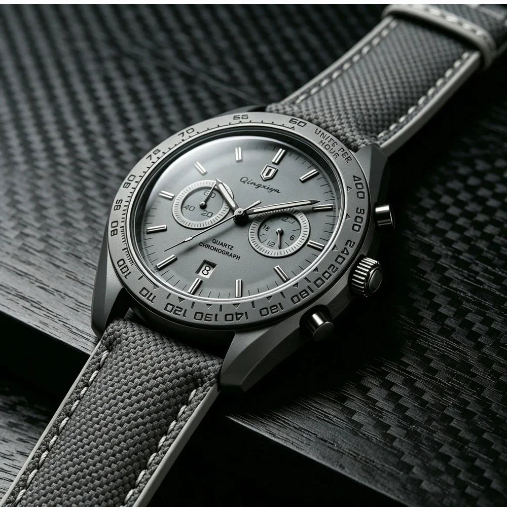 Fashion Casual Men Quartz Watch with Auto Date Chronograph Waterproof Sport Relogio Masculino