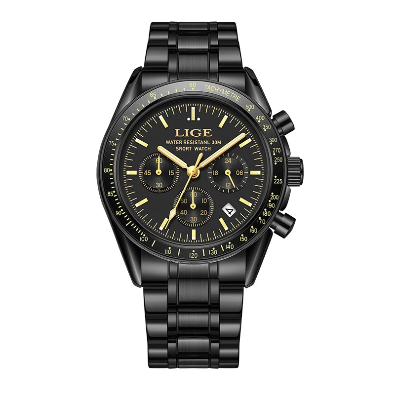 2026 New Sports Watch Men Top Brand Luxury Mens Watches Business Waterproof Military Quartz Chronograph Wristwatch Montre Homme