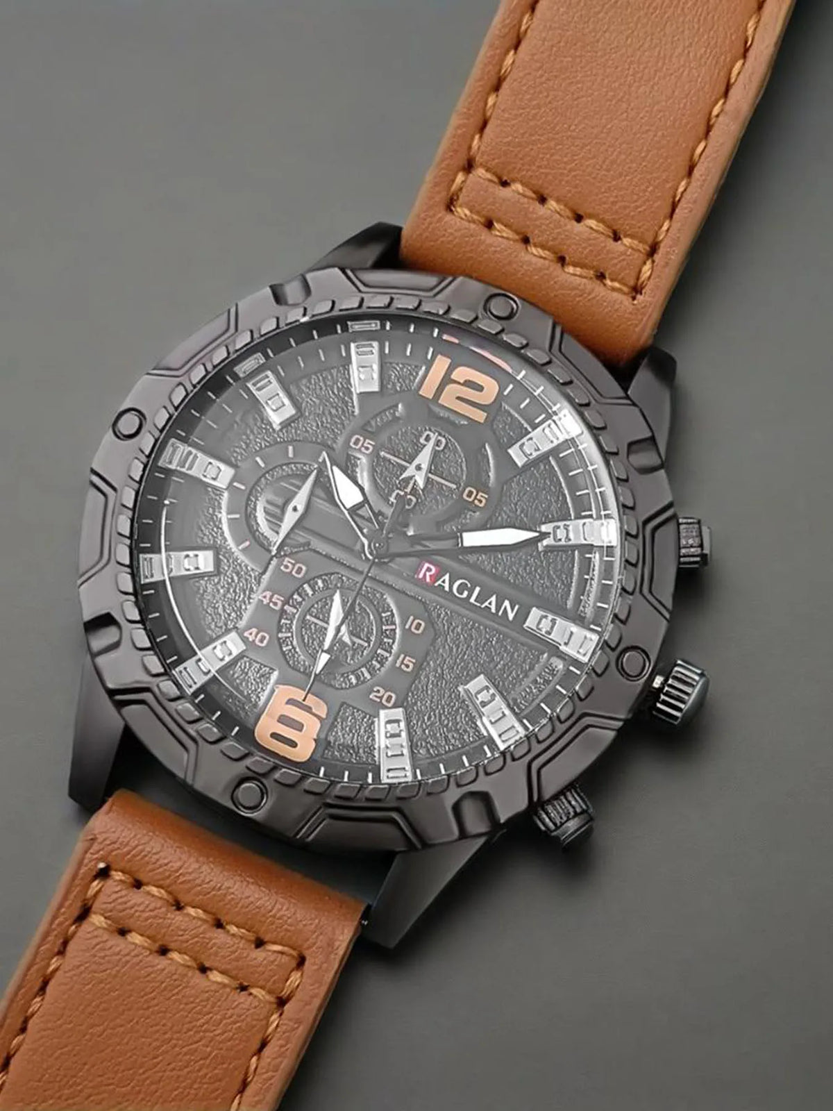 1-piece watch set, men's exquisite versatile watch, fashionable quartz watch, simple temperament watch