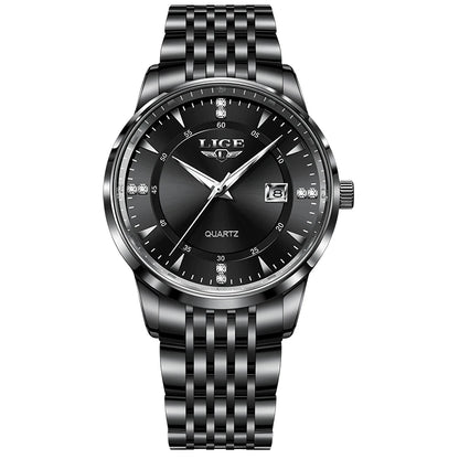 LIGE New Waterproof Watches Women Fashion Women's Bracelet Watch Top Brand Luxury Date Quartz Watch for Women Relogio Feminino