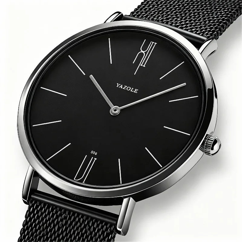 Fashion Simple Men Watch TOP Brand Luxury Classic Design Quartz Wristwatches For Man Ultra Thin Business Male Clock Montre Homme
