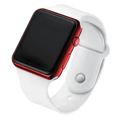 Digital Watches  Men For Women Electronic LED  Wristwatch  Fashion Casual Simple Silicone Female Clock