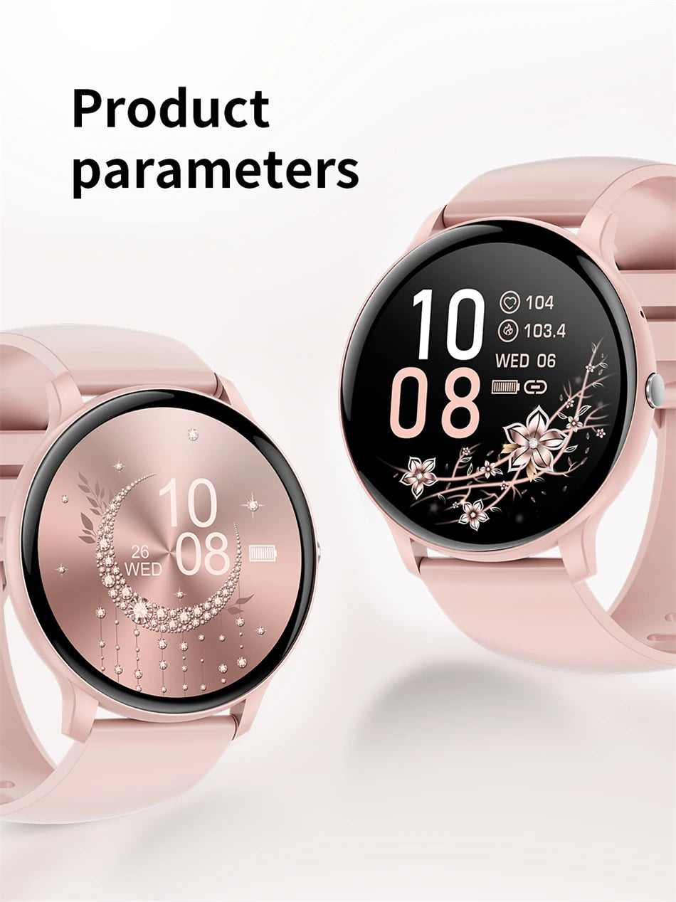 2026 New Smart Watch Women Men Bluetooth Call Sports Fitness Watches Heart Rate Health Monitor Smartwatch Ladies For Android iOS