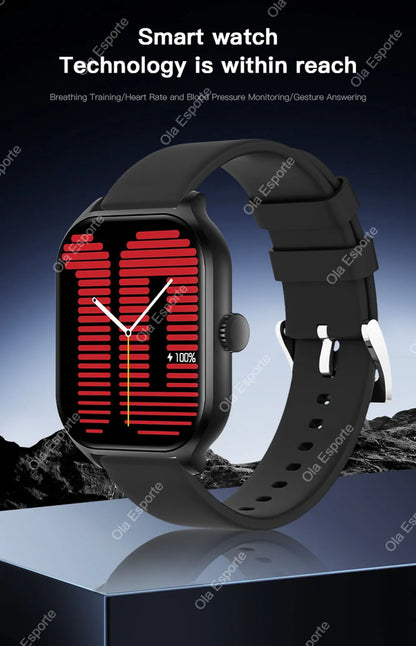 Smart Watch Plus Men Women Plus Full Touch Screen Sports Fitness Watch BT Call Android Phone Digital Multidial Smartwatch HW12