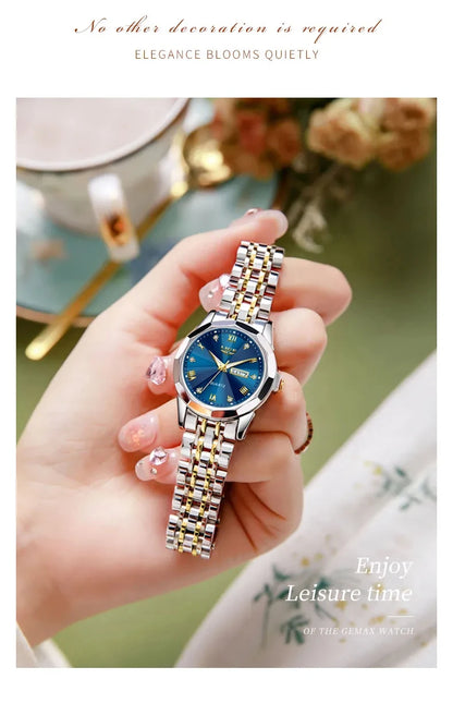 LIGE Top Brand New Fashion Women Watches Ladies Luxury Creative Steel Women Bracelet Watches Female Quartz Waterproof Watch Gift