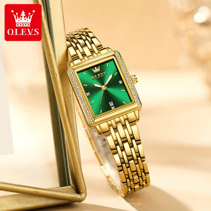 OLEVS 9995 Date Watch for Women Luxury Waterproof Luminous Watches Elegant Quartz Ladies Womens Wristwatces Relojes Para Mujer