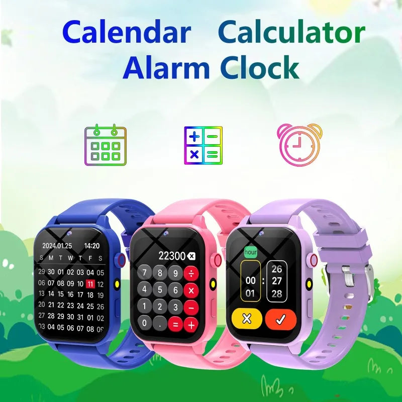 New Smart Watch Kids Toys 18 Games Sleep Monitoring Alarm Clock Calculator Steps Children Smartwatch Camera Girls Boys Gifts