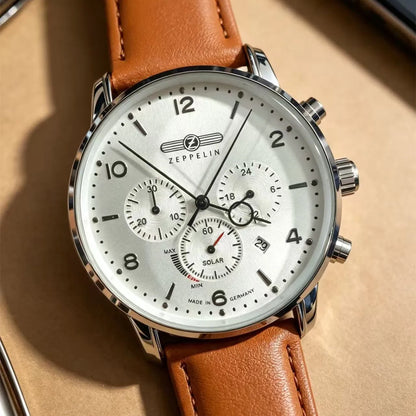 New Fashion Zeppelin Hindenburg Series Quartz Watch Retro Leisure Business Watch Multi Functional Luxury Date Men's Watch