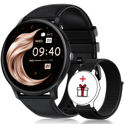 2026 New Smart Watch Women Men Bluetooth Call Sports Fitness Watches Heart Rate Health Monitor Smartwatch Ladies For Android iOS