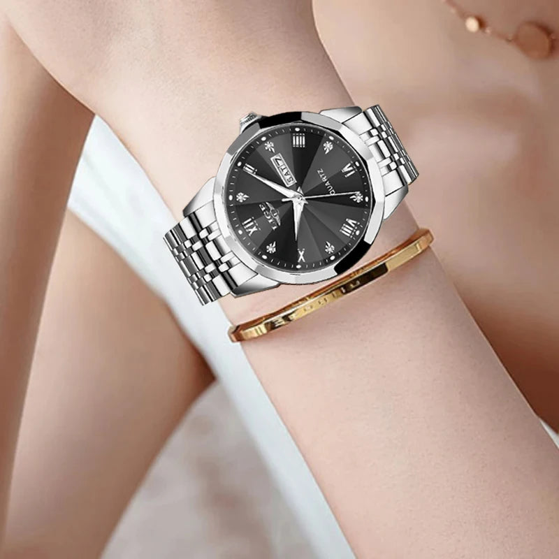 LIGE Top Brand New Fashion Women Watches Ladies Luxury Creative Steel Women Bracelet Watches Female Quartz Waterproof Watch Gift