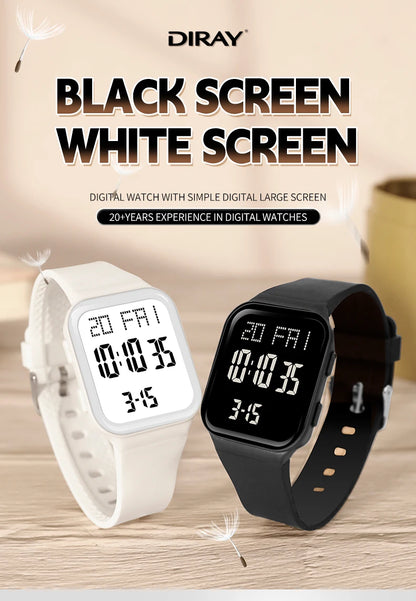 Watch for Men Sports High School Students Trendy Couple Watch Waterproof Alarm Clock Multi Functional Women Electronic Watches
