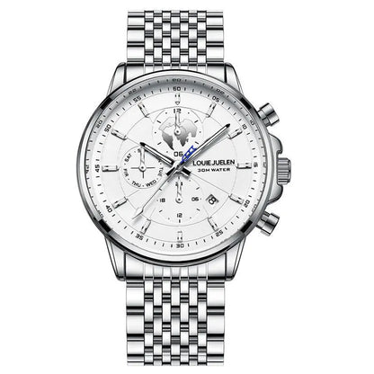 Men's New Automatic Mechanical Watch Fashion Business Casual Wristwatch Luxury Waterproof Date Display