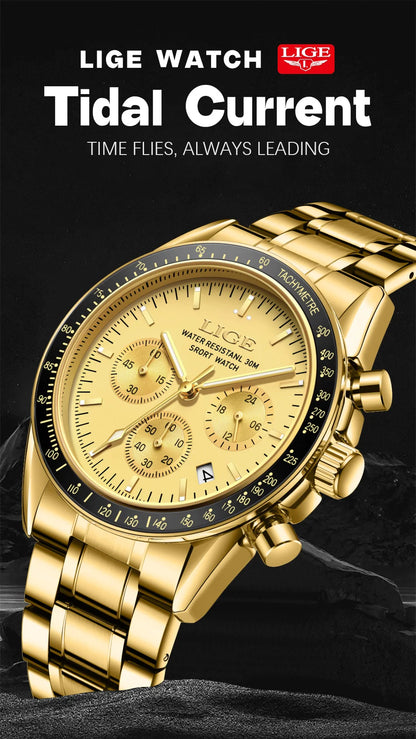 2026 New Sports Watch Men Top Brand Luxury Mens Watches Business Waterproof Military Quartz Chronograph Wristwatch Montre Homme