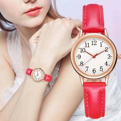 New Fashion Students Watches Ladies Luxury Wrist Watches Woman Small Leather Bracelet Watch For Girls Gifts Relogio Feminino Hot
