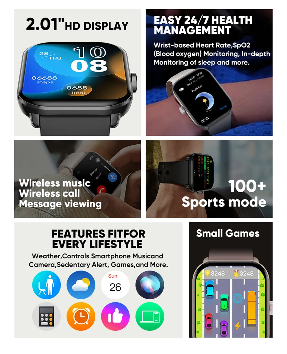 For Xiaomi Watch 5 Global Version Sports Smart Watch Men Women HD AMOLED Screen Heart Rate Call GPS Track Waterproof Smartwatch