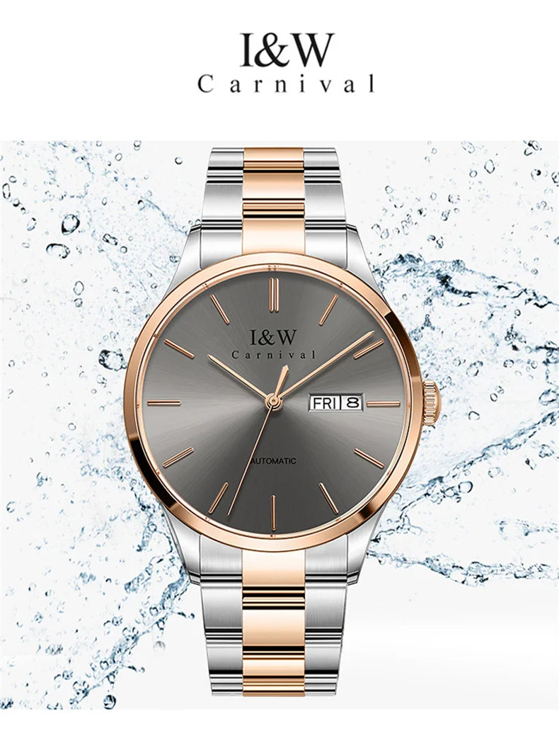 IW Watches Men Luxury Brand MIYOTA Mechanical Watch Fashion Automatic Watch Reloj Hombre Sport Clock Male Hour Relogio Masculino