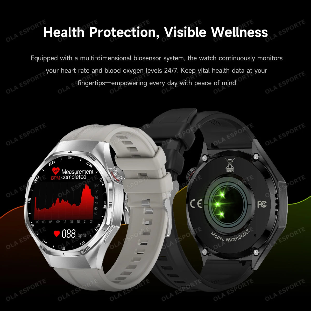 Men Smart Watch 1.52" HD Screen Bluetooth 5.4 Wireless Call Information Reminder Health Monitor Smart Watch IP68 Waterproof HT30