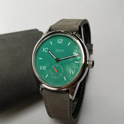 High-end men's 38.5mm automatic mechanical watch, equipped with Seagull ST17 movement, waterproof and luminescent