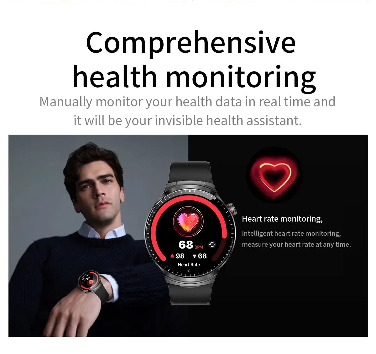 2026 T-REX3 New 2 in 1 Smart Watch With Earbuds Smart Watch TWS Bluetooth Earphone Heart Rate Blood Oxygen Monitor Sports Watch