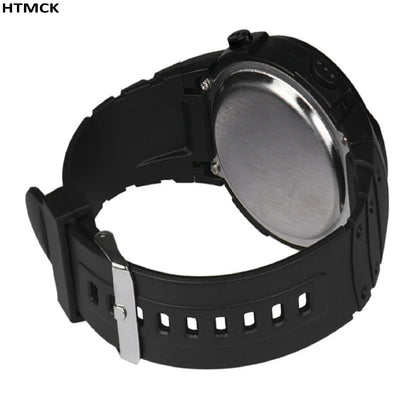 Men's LED Digital Sports Watch Multi‑Function Rubber Strap Electronic Wristwatch Fitness Sport Timekeeping Watch forDailyOutdoor