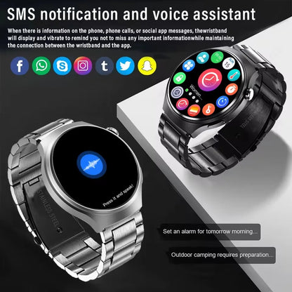 2026 Men Smartwatch for Women Full Touch Screen Voice Call Fitness Tracker Smart Watch Waterporoof Sport Wristwatch Gift Ht30