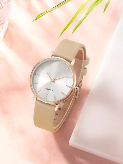 Watches for Women Leather Band Luxury Watches Quartz Watch Casual Bracelet Watch for Women