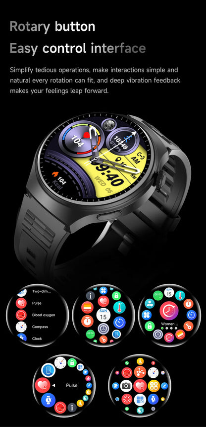 2026 Men Smartwatch for Women Full Touch Screen Voice Call Fitness Tracker Smart Watch Waterporoof Sport Wristwatch Gift Ht30