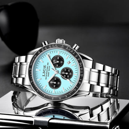 2026 New Sports Watch Men Top Brand Luxury Mens Watches Business Waterproof Military Quartz Chronograph Wristwatch Montre Homme
