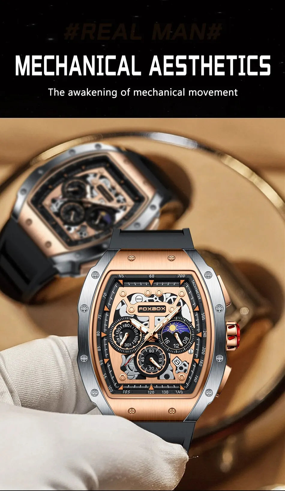 2024 New Sports Watch Men Top Brand Luxury Mens Watches Business Waterproof Military Quartz Chronograph Wristwatch Montre Homme